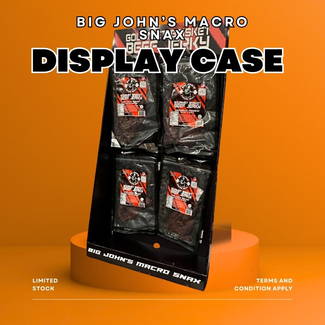 Big John's Macro Snax Custom Branded Countertop Display Rack